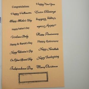 Lot of 19 Rubber Stamps